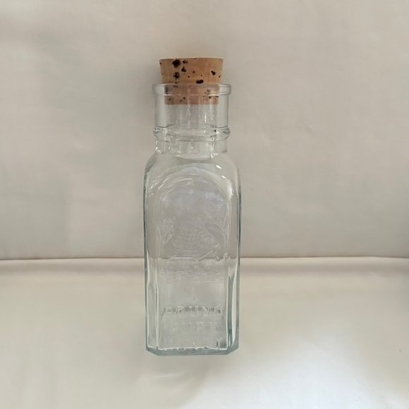 One Pound Honey Glass Cork Top Storage Jar - Picture 1 of 8